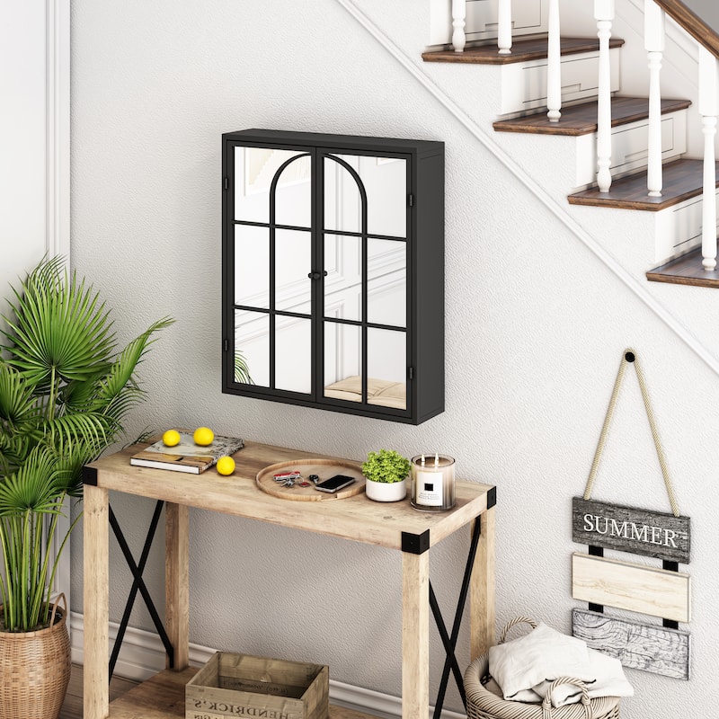 23.62 "Vintage Two Door Wall Cabinet