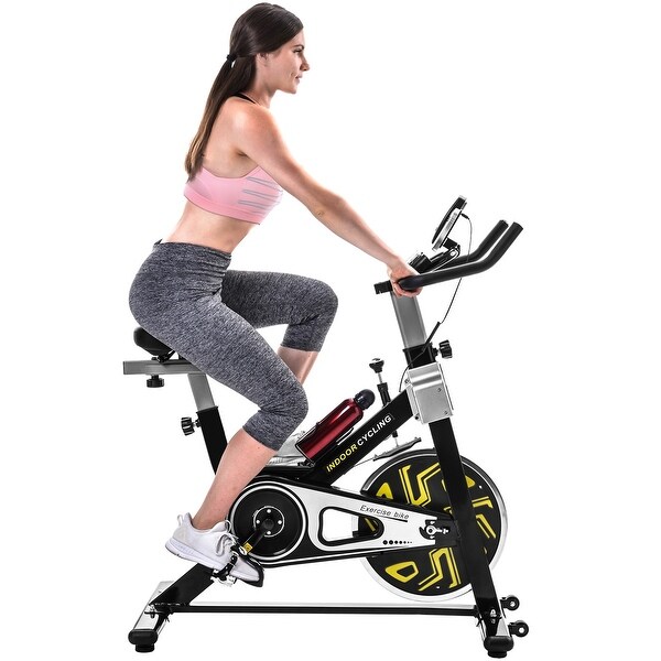 merax deluxe indoor cycling bike
