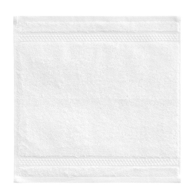 Authentic Hotel and Spa 100% Aeagean Long Staple Turkish Cotton, STARLIGHT Terry Washcloths (Set of 24)