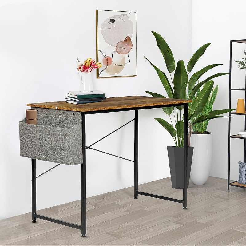 40" Small Gaming Computer Desk Home Office Desks with Storage Bag