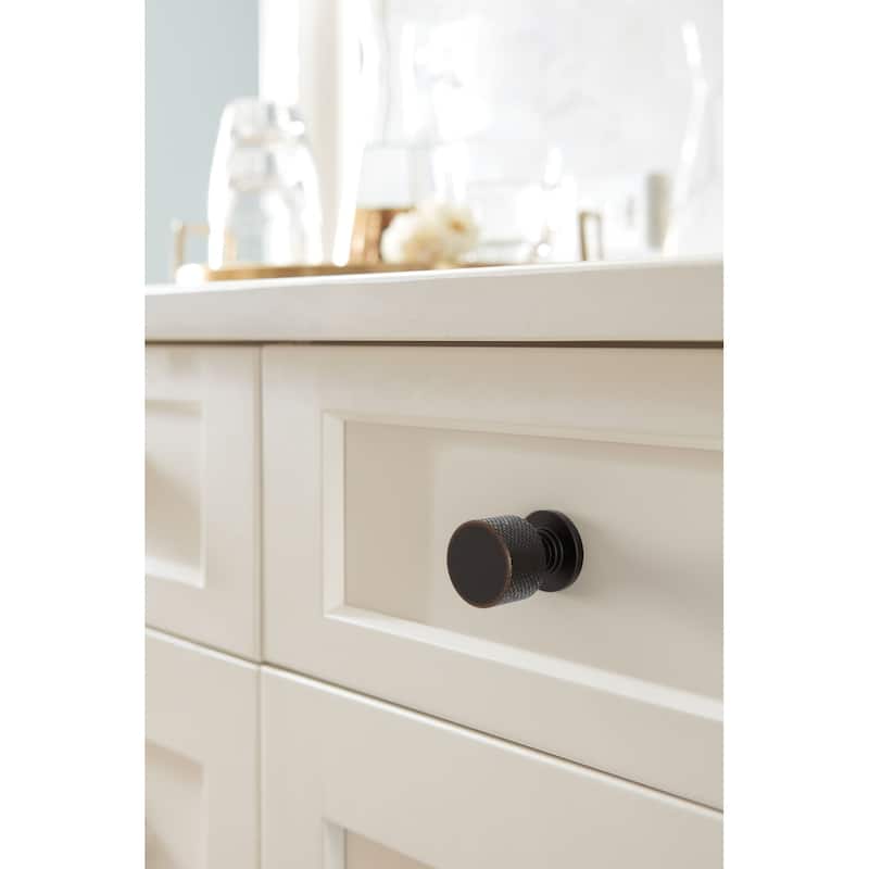 Amerock BP37620 Balata 1" Knurled Mushroom Cabinet Knob