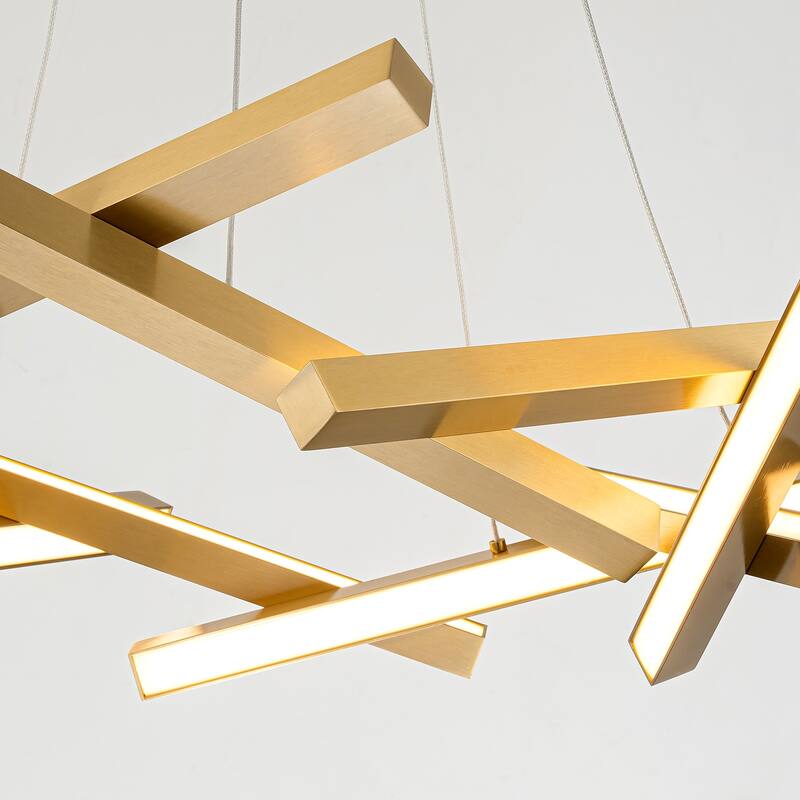 Onato 10-Light Modern Dimmable Integrated LED Chandelier 3000K