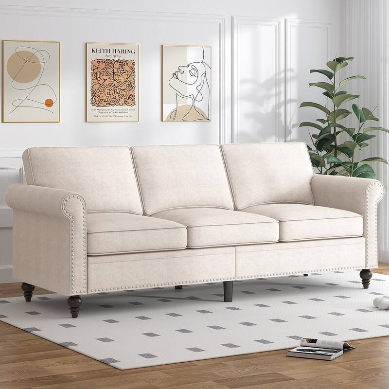 Mixoy Sectional Sleeper Sofa,Single Couch & Loveseat Couch &3 Seater Sofa, DIY Combination for Living Room