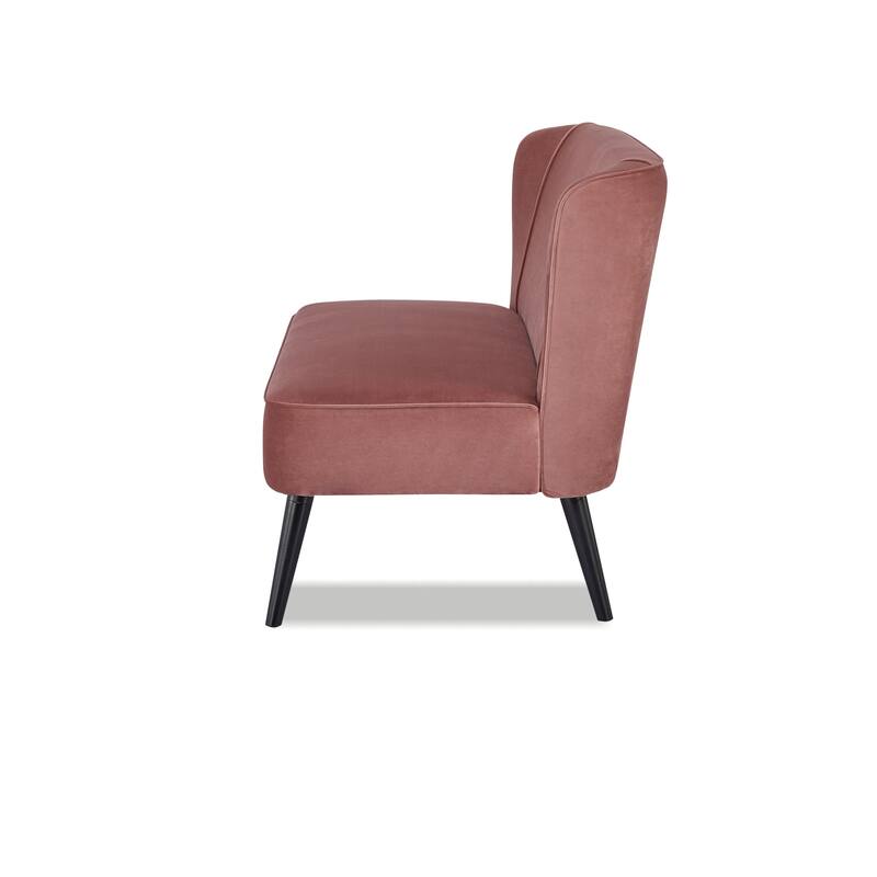 Artdeco Home - Porch & Den Brooklawn Wingback Mid-century Loveseat