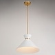 preview thumbnail 10 of 12, Racine Mid-Century Modern Bowtie Pendant Light, LED Compatible