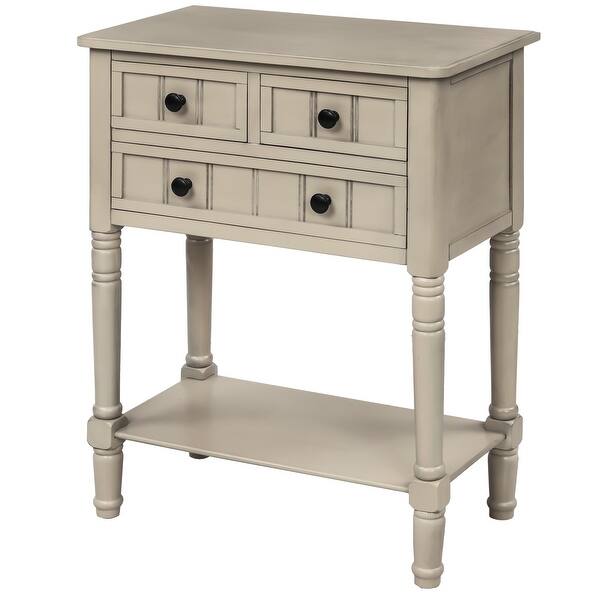 Shop Narrow Console Table Slim Sofa Table With Three Storage