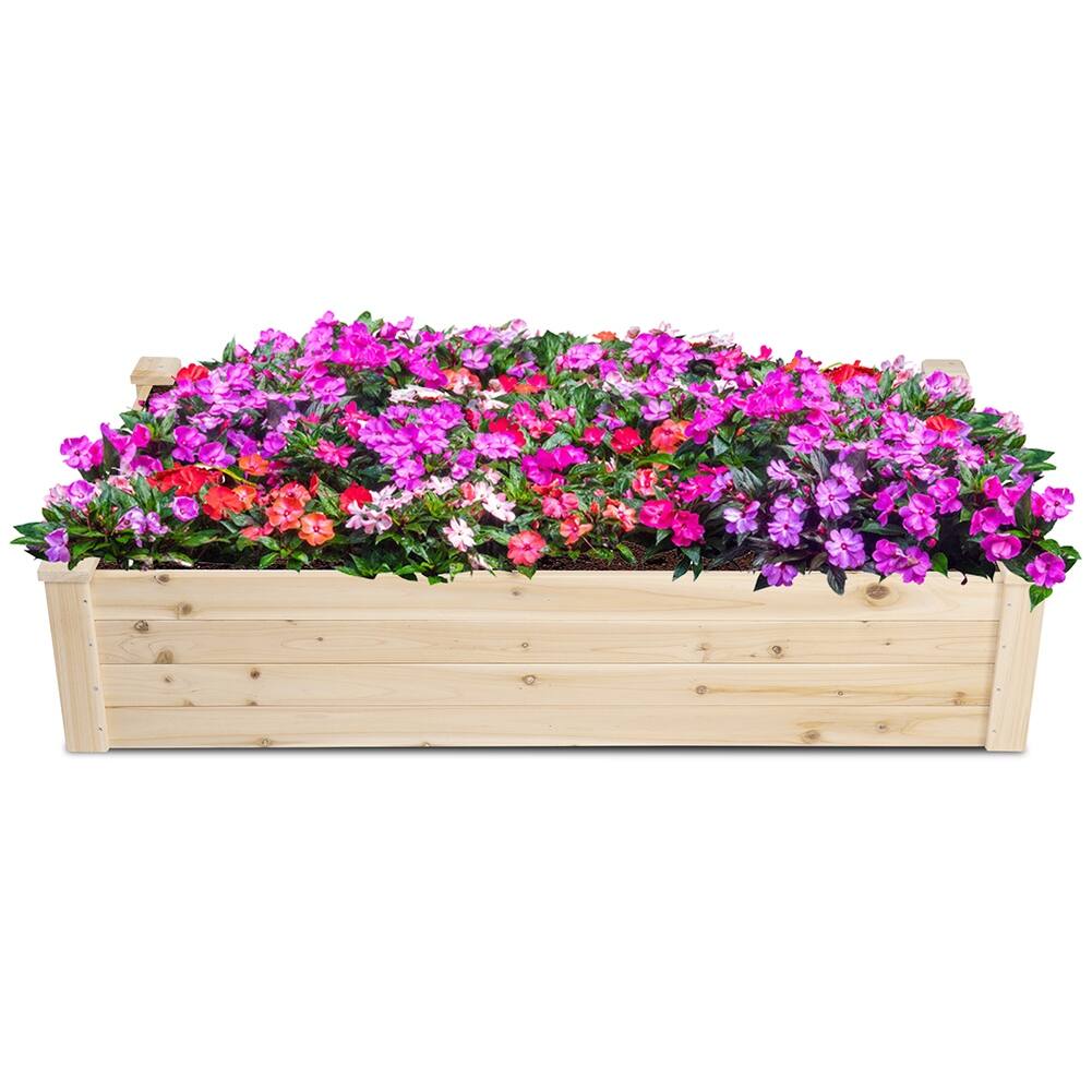 Modern Minimalist Wooden Ground Planting Frame
