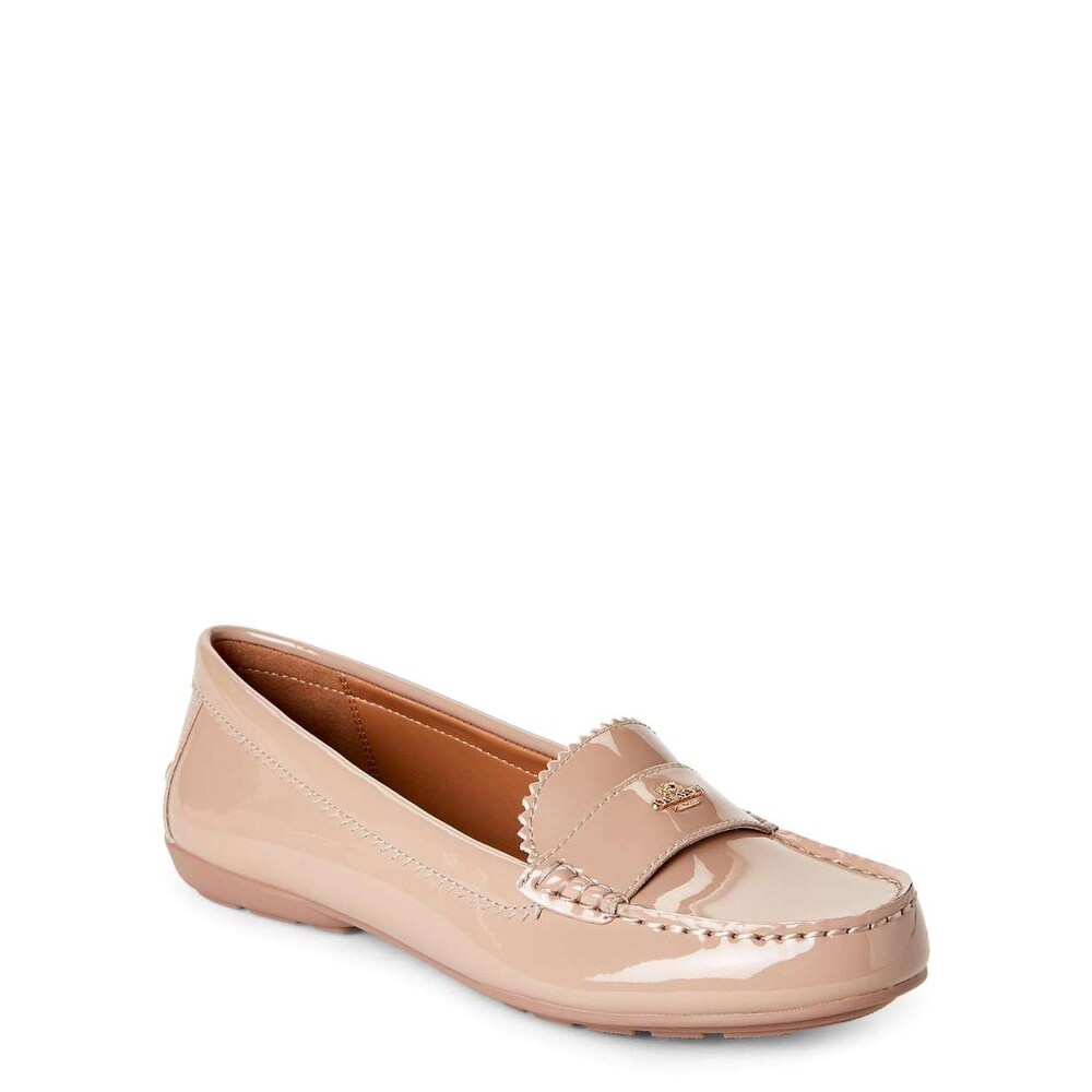 coach odette patent leather loafers
