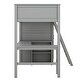 preview thumbnail 10 of 10, Twin Solid Pine Loft Bed with Desk, Shelves, Wardrobe, and Guardrails