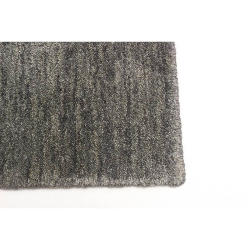 ECARPETGALLERY Hand Loomed Kashkuli Gabbeh Grey Wool Rug - 5'1 x 7'10