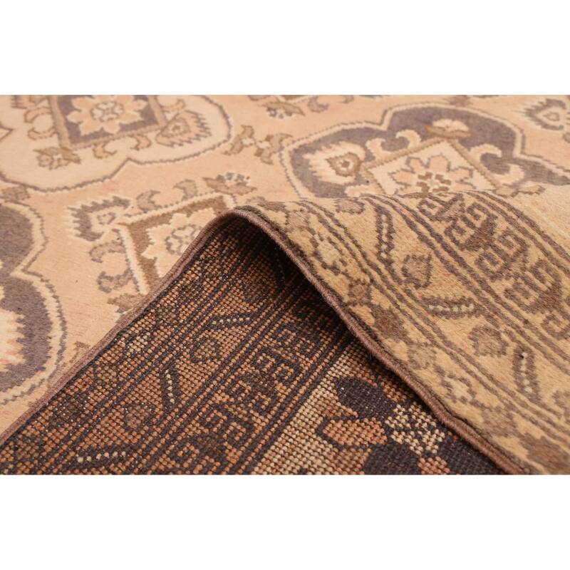 ECARPETGALLERY Hand-knotted Finest Kargahi Copper Wool Rug - 6'7 x 9'2