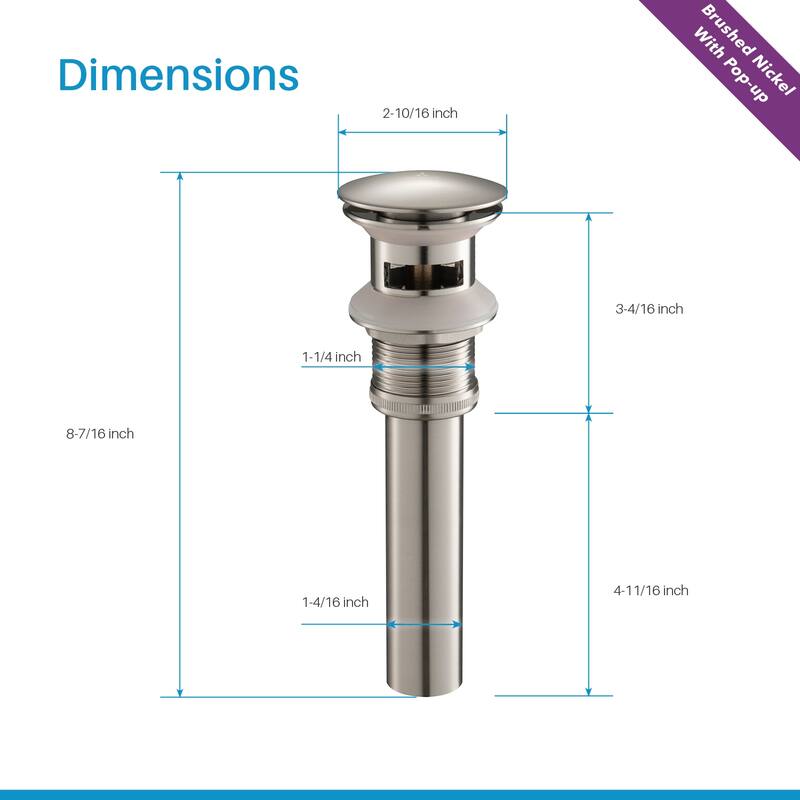 Blossom Round Single Handle Bathroom Sink Faucet, Single Hole