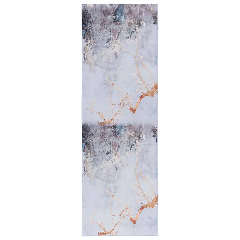 SAFAVIEH Tacoma Machine Washable Slip Resistant Sula Modern Abstract