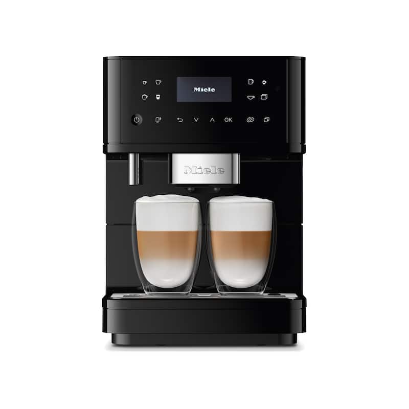 Miele CM 6160 MilkPerfection Countertop Coffee System- Obsidian black - Black