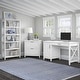 preview thumbnail 1 of 68, Key West 54W Computer Desk with Cabinet and Bookcase by Bush Furniture