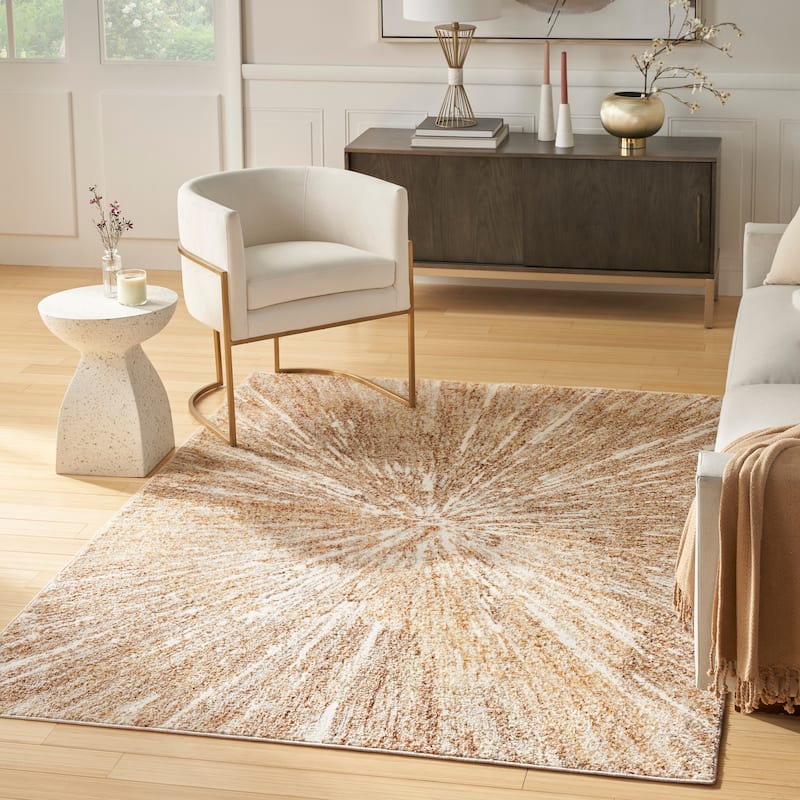 Nourison Ambiance Indoor only Modern Abstract Area Rug