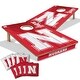 preview thumbnail 1 of 5, Nebraska Cornhuskers NCAA Tailgate Cornhole Board Set Include Carrying Case