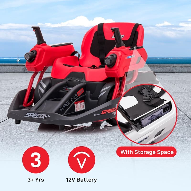 Electric Vehicle Ride-On Car with Parent Remote Control