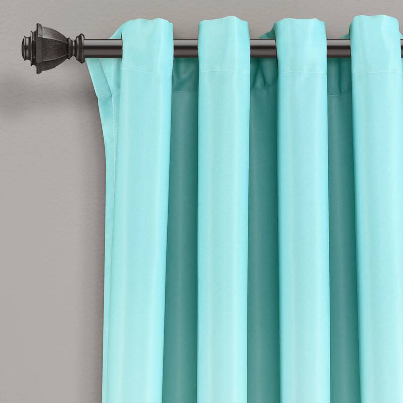 Lush Decor Ombre Fiesta Room Darkening Window Curtain Panel Pair