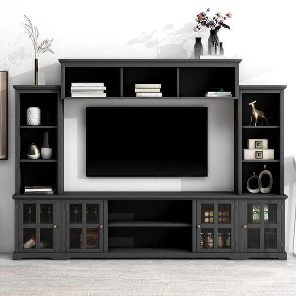 White tv entertainment wall units deals