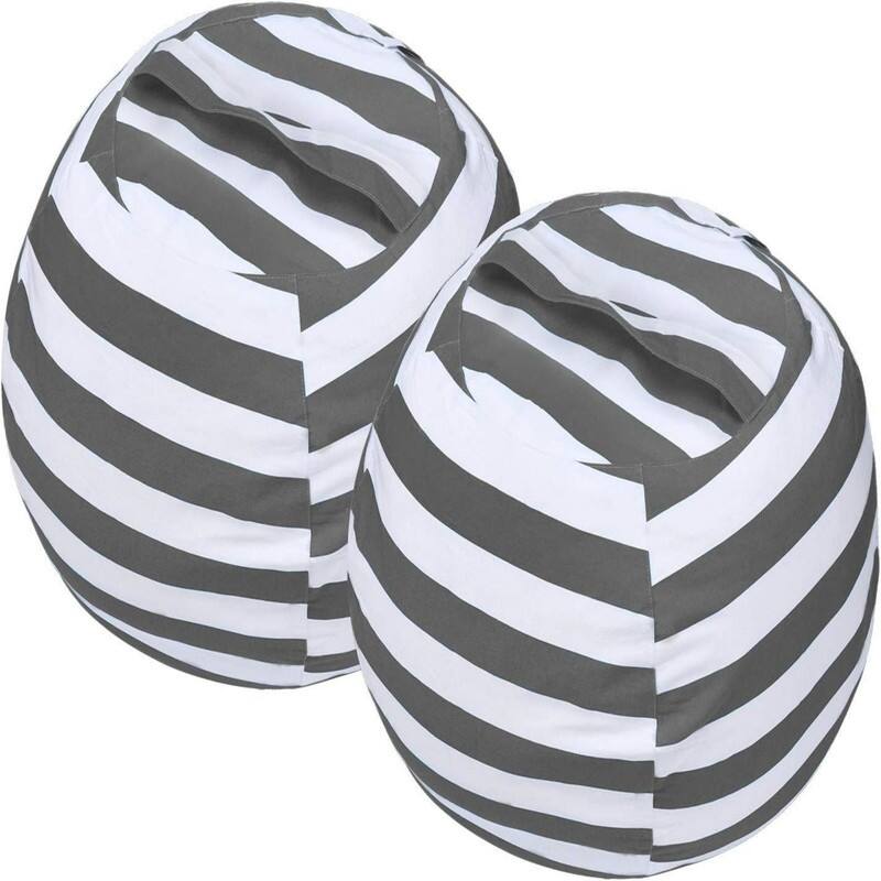 2 PCS Storage Bean Bag Chair Cover 24"