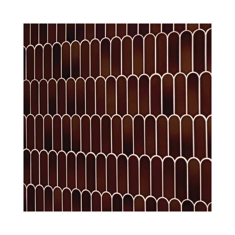 Daltile Artefino Vintage 2 x 6 Fish Scale Mosaic (10 PC Per SQFT) (10.00 SQFT Per Carton)