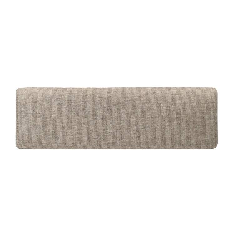 Kavita Stone Brown and Charcoal Sandthrough Dining Bench
