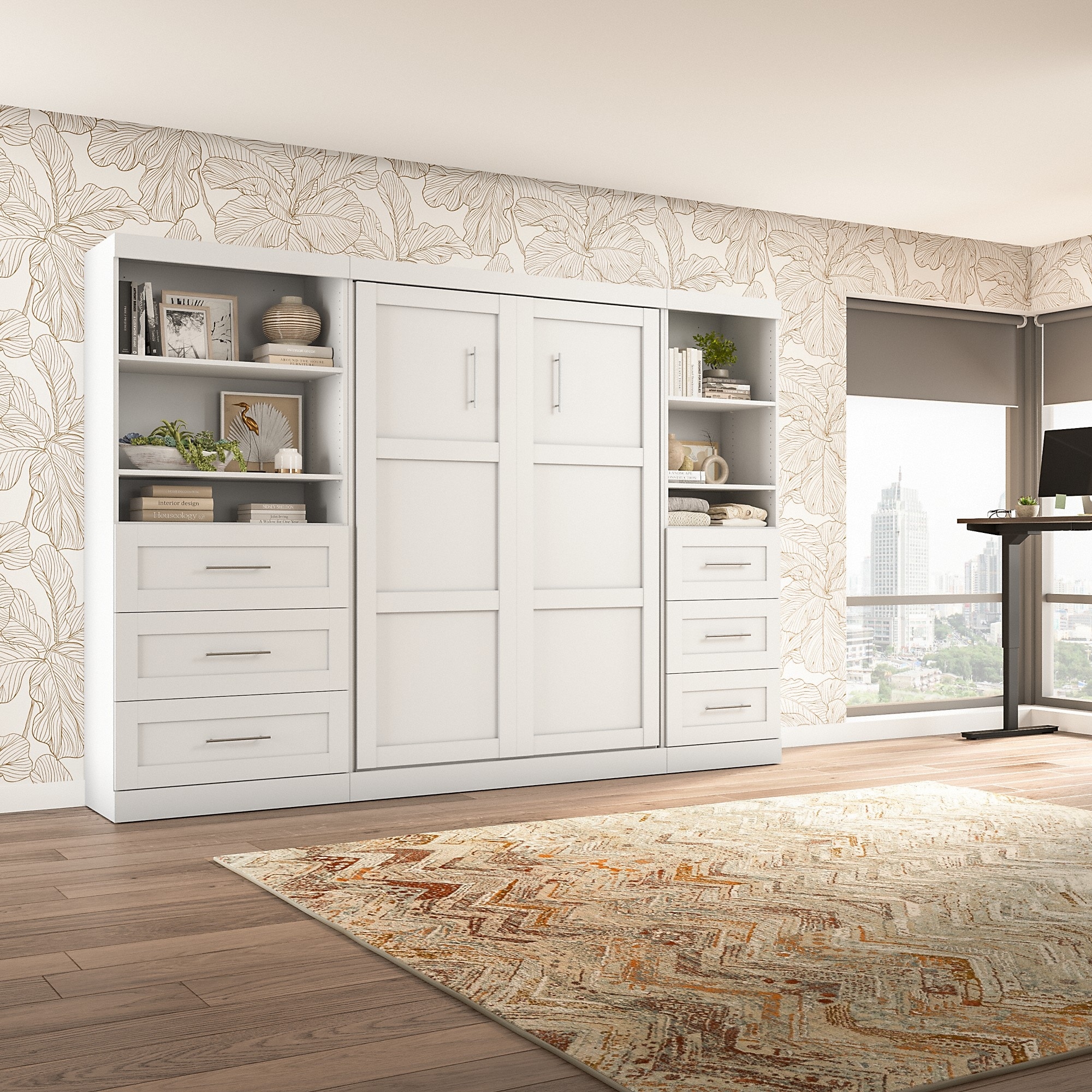 Bestar pur murphy shop bed