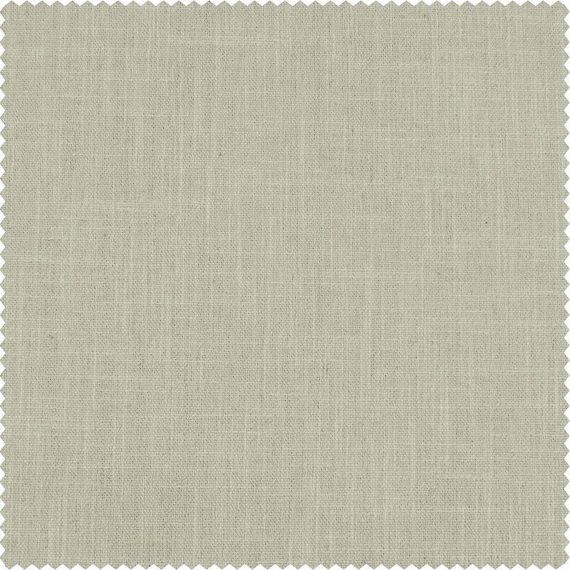 Exclusive Fabrics Simply Faux Linen Curtains - 2 Panels - Light Filtering Window Curtains