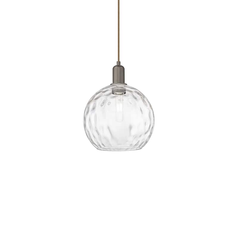 Innovations Lighting 716-1P-13-10 Athens Water Glass Pendant Athens - Oil Rubbed Bronze / Clear Water Glass