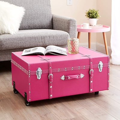Texture® Brand Trunk - Cherry Pink by DormCo