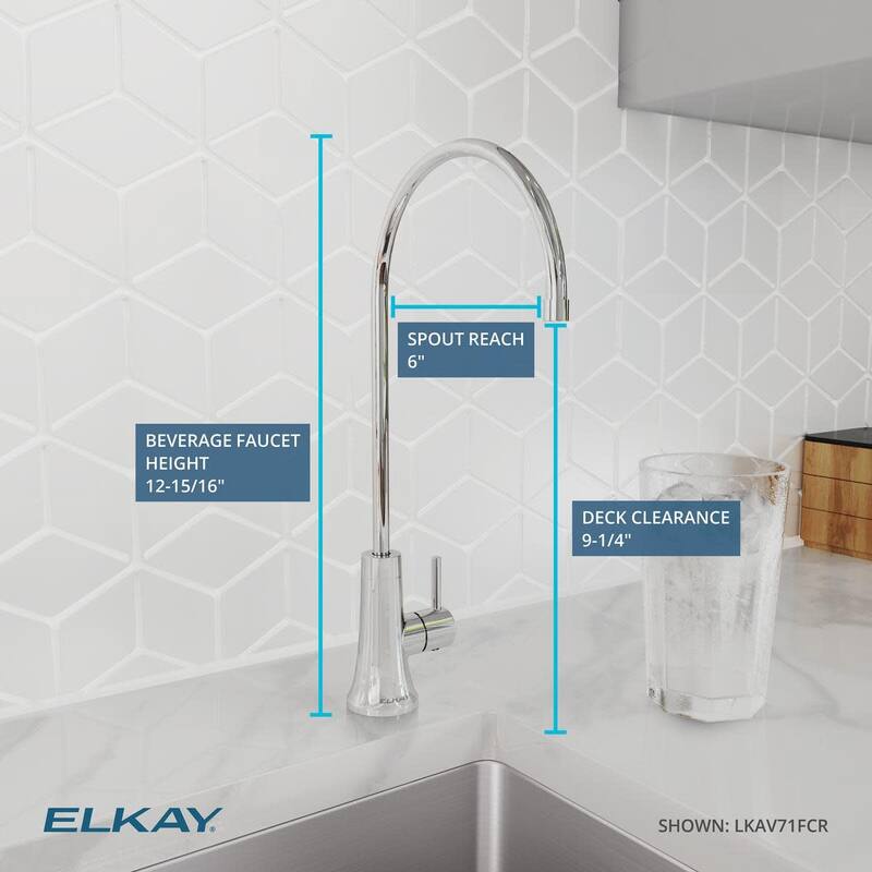 Elkay LKAV71F Avado 1.5 GPM Water Dispenser Faucet - Stainless Steel