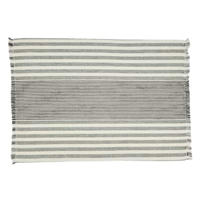 Placemats With Stripe Design (Set of 4)