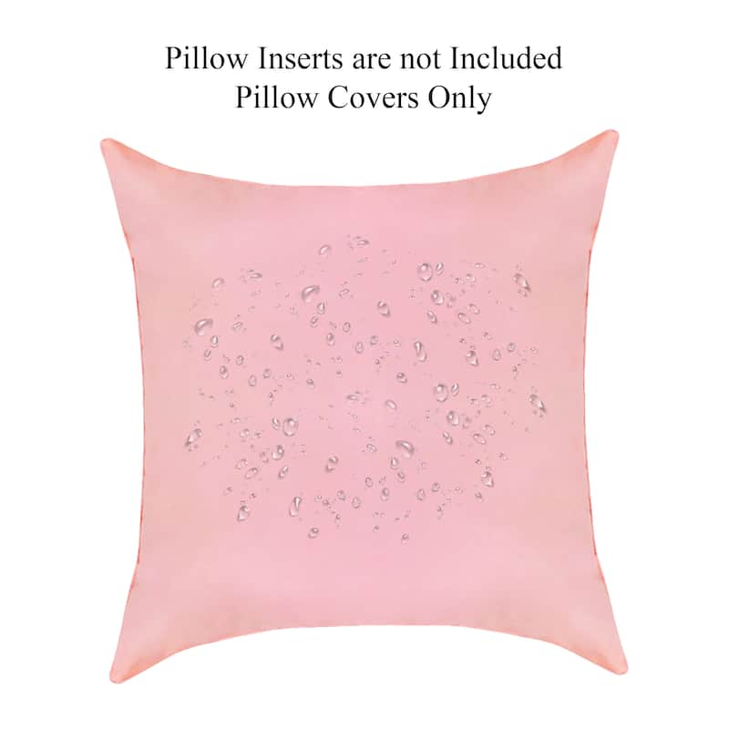 A1HC All-weather Waterproof Outdoor Throw Pillow Covers, Set of 2