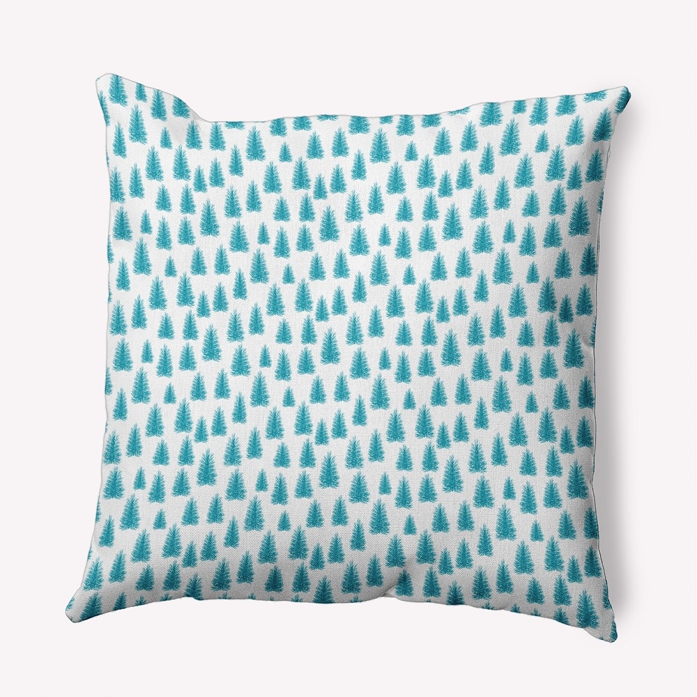 Christmas Trees Pattern Accent Pillow
