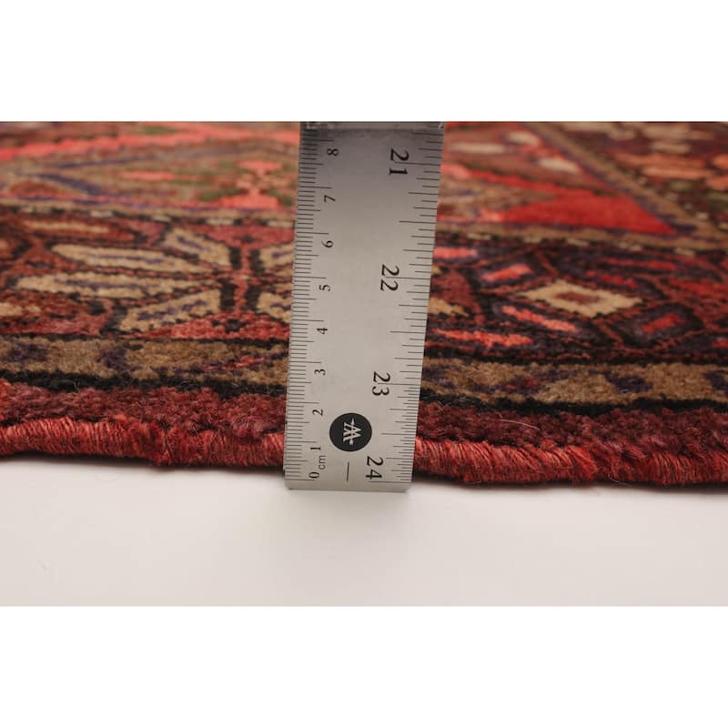 ECARPETGALLERY Hand-knotted Andelz Red Wool Rug - 4'6 x 6'5
