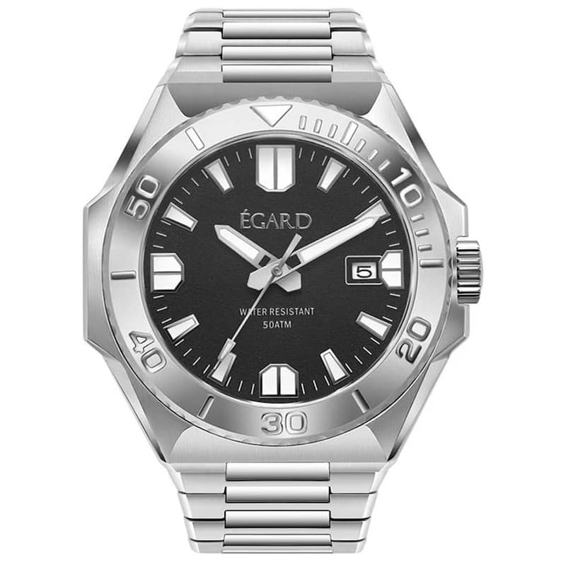 Egard Men's King Ocean Black Dial Watch - WCH-5095-G0G003 - 6 (36)