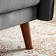 preview thumbnail 37 of 39, Modern Futon Sofa Bed, Convertible Sleeper Sofa with Tapered Wood Legs, 78.35" W, Small Split Back Sofa for Living Room