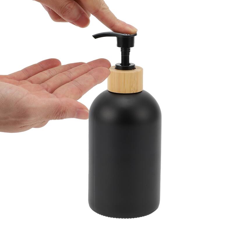 Cylindrical Classic Soap Pump Dispenser for Bathroom Hotel 400ml 1 Pcs