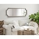 preview thumbnail 35 of 134, Kate and Laurel Hogan Scalloped Wood Framed Mirror