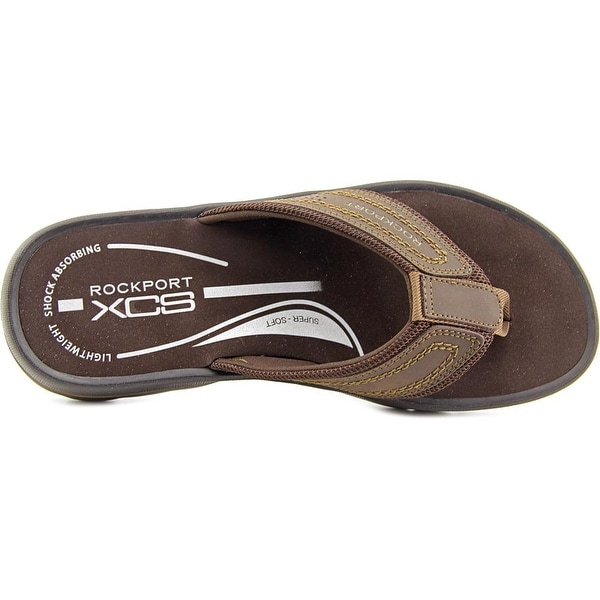 rockport flip flops mens