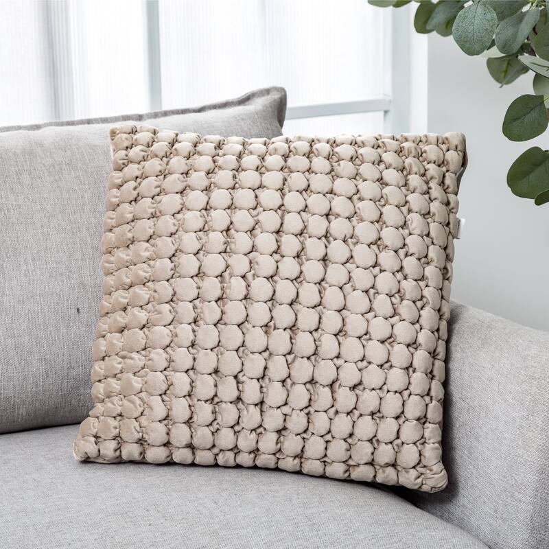 Thalasa Velvet Ruched Pillow