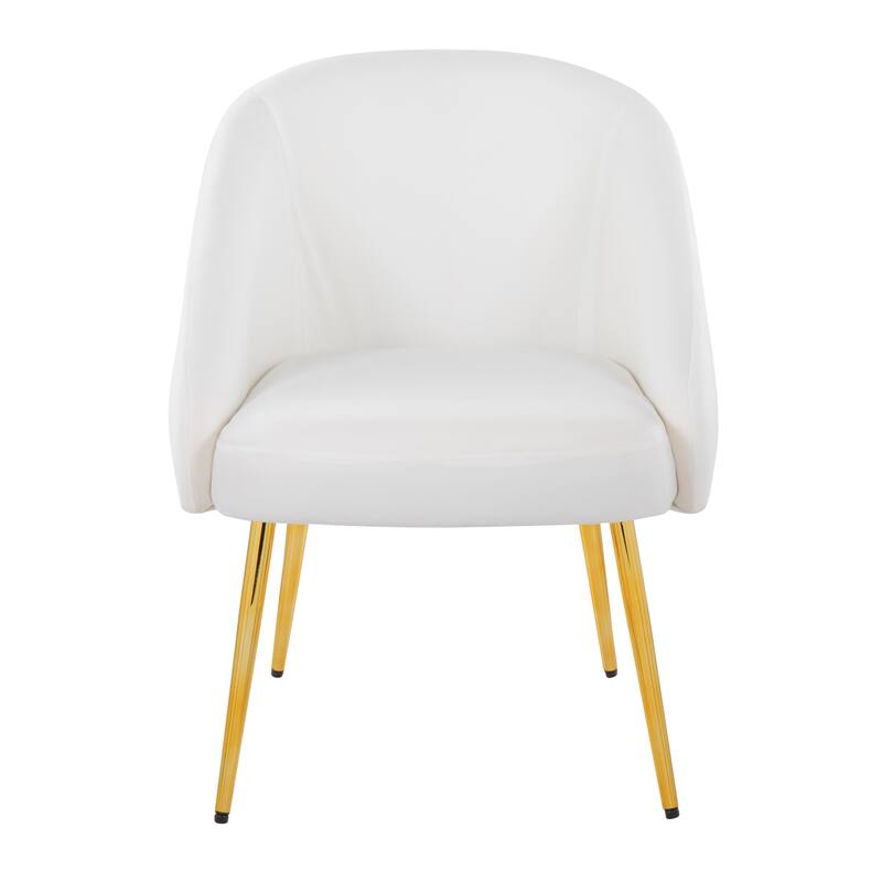 Silver Orchid Porter Accent Chair - White
