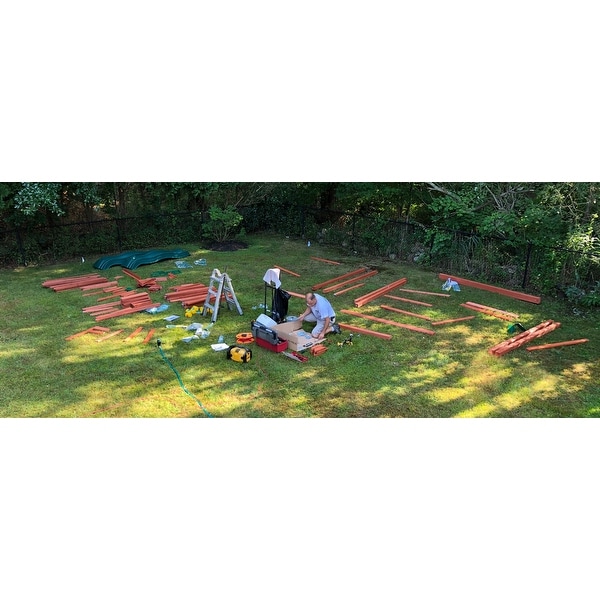 double down swing set