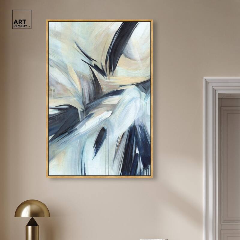 Layered Shadows Canvas by Art Remedy