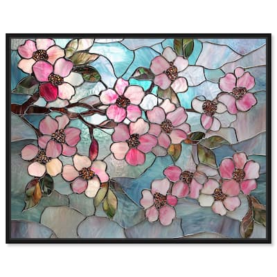 Shimmering Spring Blossoms II Canvas by Art Remedy