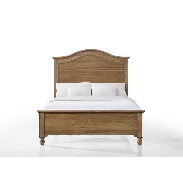slide 2 of 2, Highland Farmhouse Wood Complete Full Bed, Sand Dune Brown