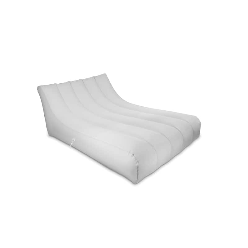 Cloud Oxford Fabric Inflatable Swimming Pool XL Chaise Lounger - 73" - Beige