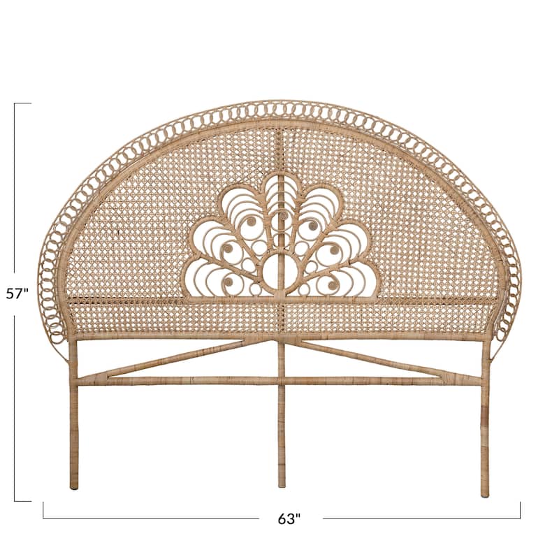 Handmade Rattan Headboard