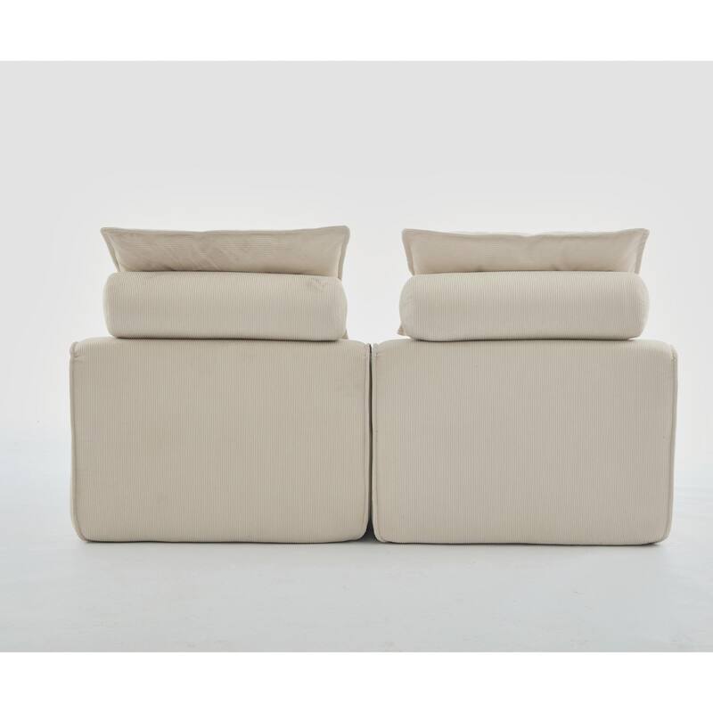 Versatile Modular Sofa with DIY Options and Comfort Features for Any Living Space